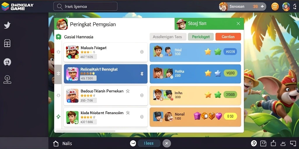 Tampilan awal game yang menarik.
