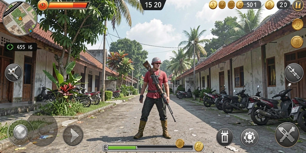 Tangkapan layar dari misi yang menantang dalam EVIP3.
