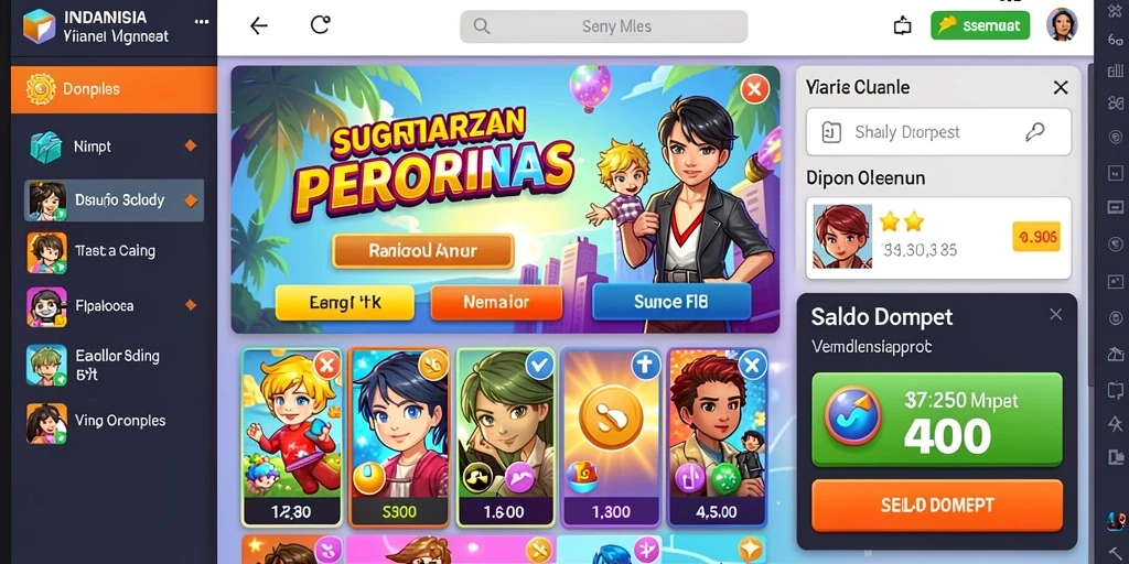 Tampilan antarmuka yang menarik dan mudah digunakan.