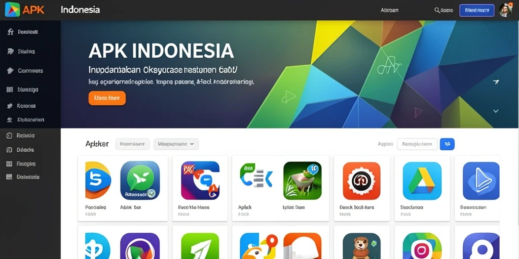 Tampilan utama dari aplikasi KEREN77 yang menarik.