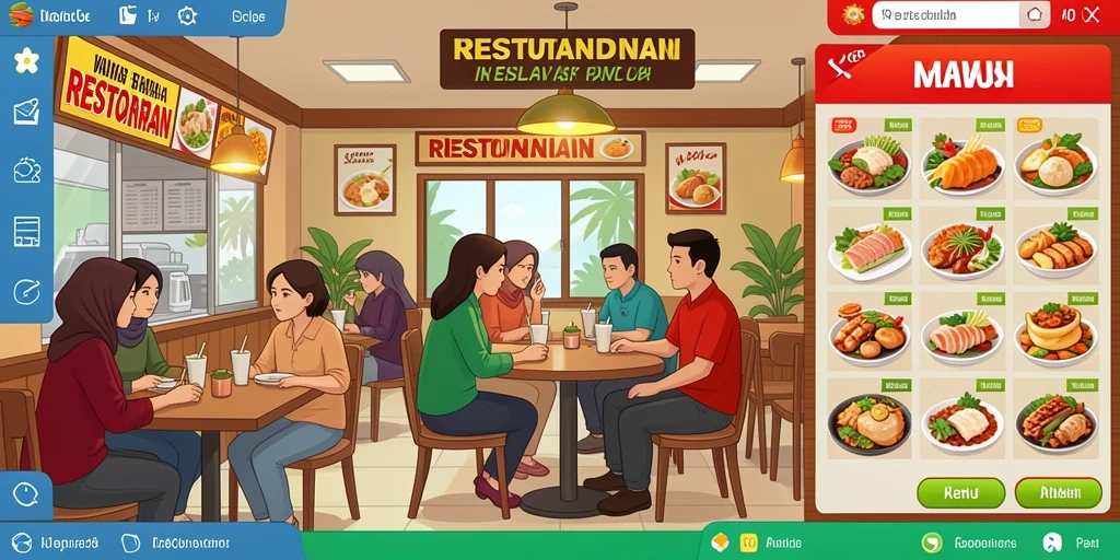 Tampilan antarmuka yang user-friendly.