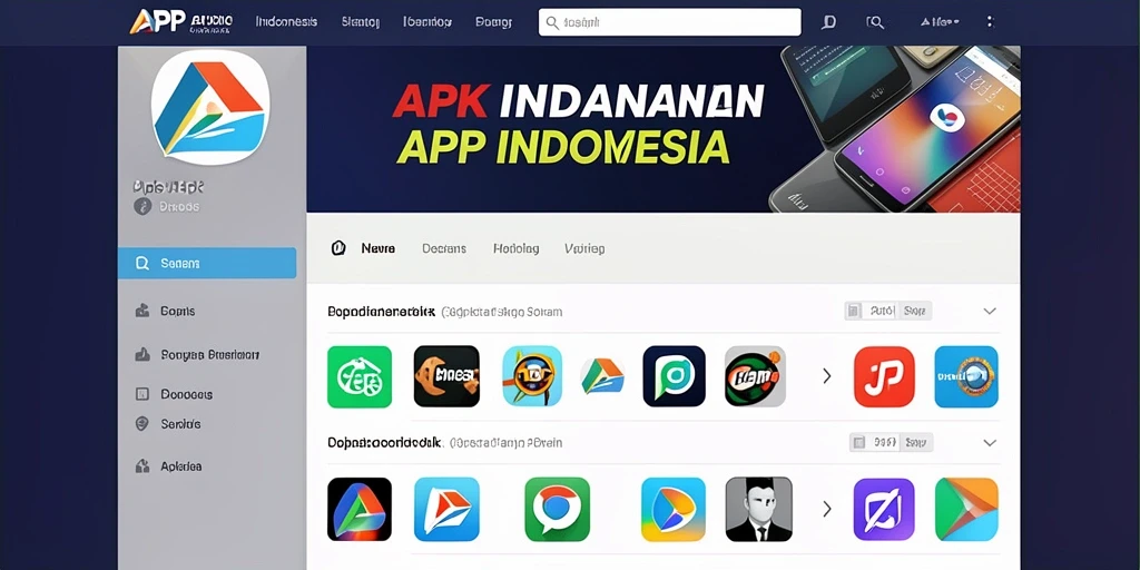 Tampilan menu utama dengan desain menarik.