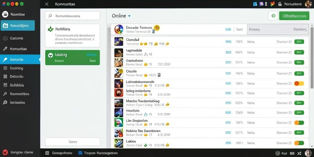 Tampilan awal permainan yang menarik dan intuitif.