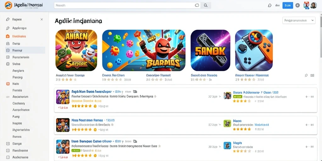 Tampilan antarmuka aplikasi yang user-friendly.