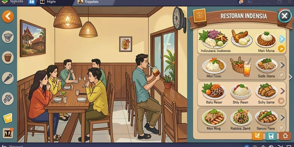 Tangkapan layar menampilkan karakter utama dalam aksi.