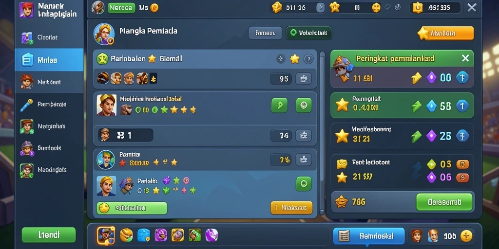 Tampilan antarmuka utama PLAYWIN yang ramah pengguna.
