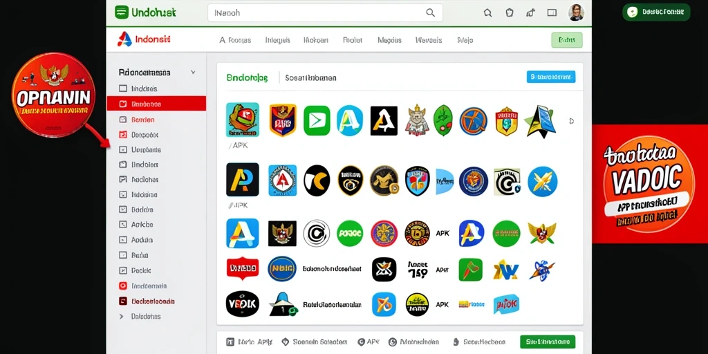 Tampilan menu utama yang menarik dan mudah dinavigasi.