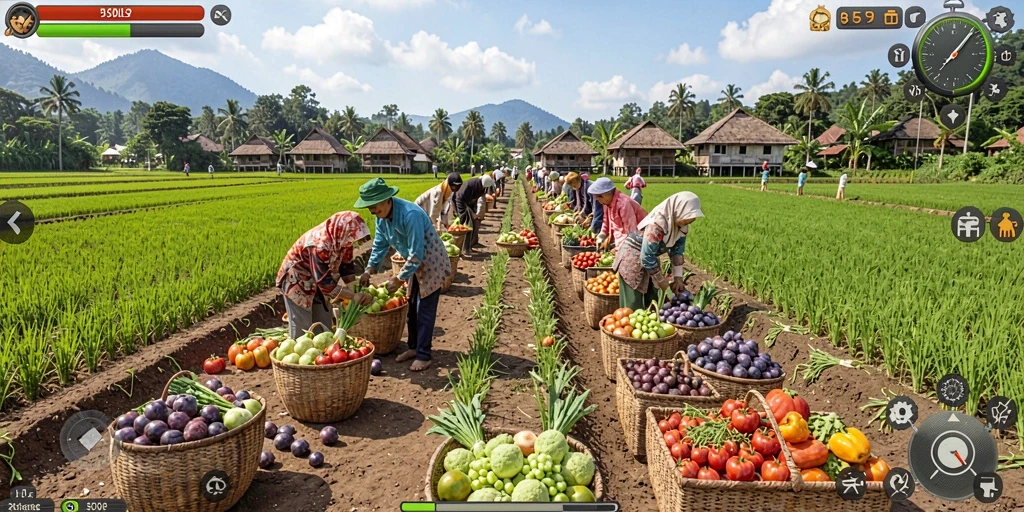 Tampilan grafis yang menawan dan penuh warna.