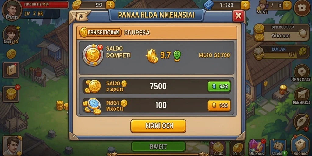 Tampilan utama SENSATIONAL77 dengan antarmuka pengguna yang intuitif.