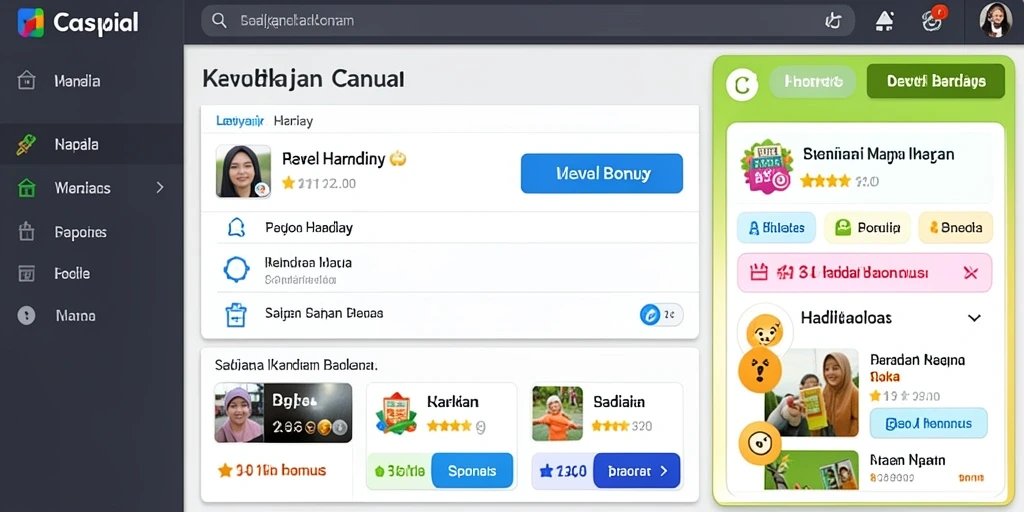 Tampilan antarmuka yang menarik dan mudah digunakan.